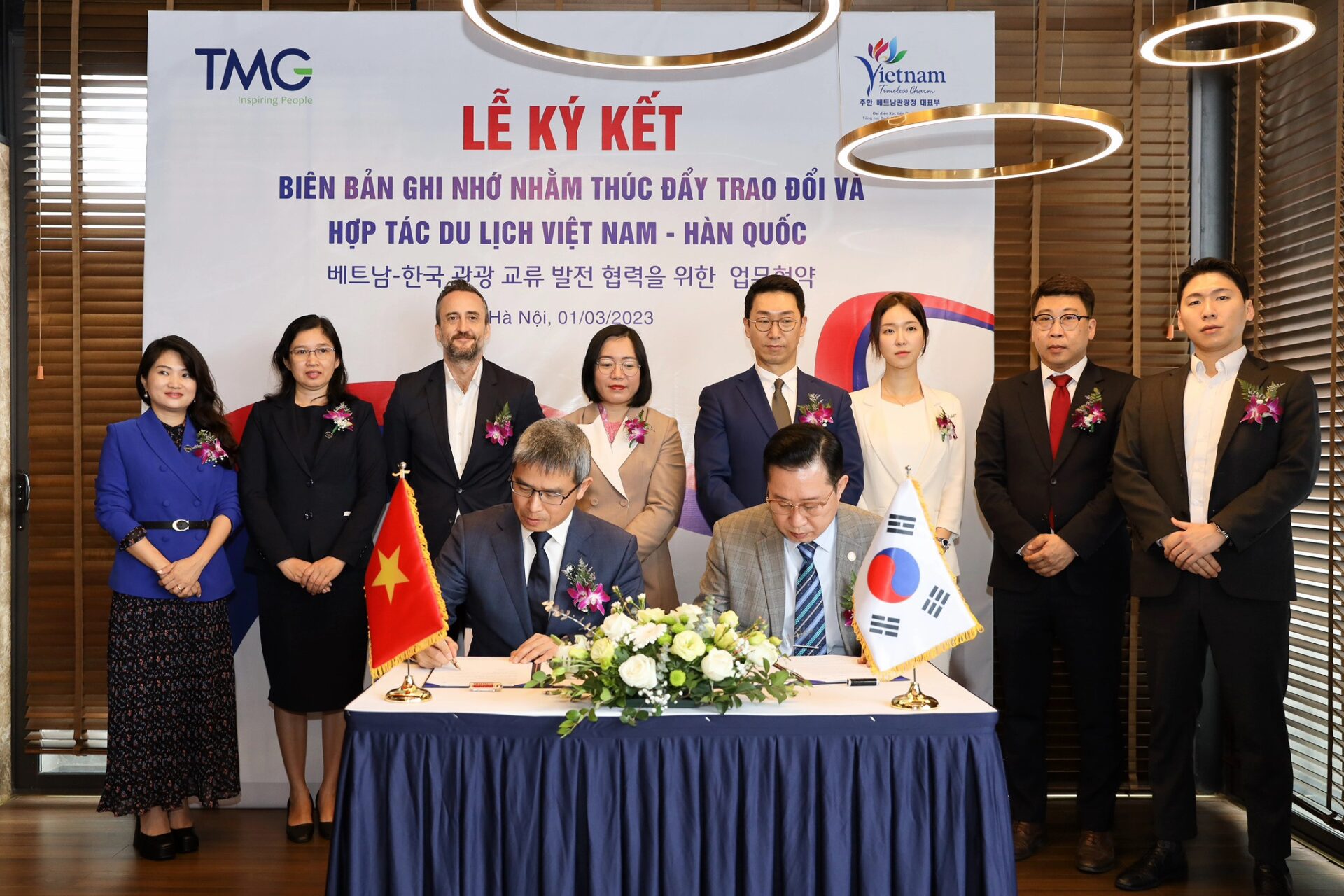 TMG Signs An MOU With The Vietnam National Administration of Tourism’s Representative Office in South Korea
